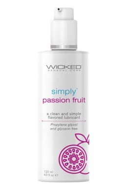 Zmysłowy Lubrykant WICKED SIMPLY o Smaku Marakui, 120 ml