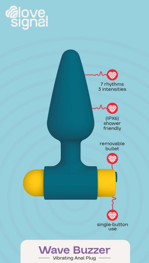 Wave Buzzer: Wibrujący Korek Analny