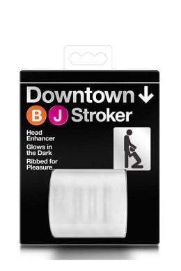X5 DOWNTOWN BJ STROKER CLEAR – Elastyczny Stymulator Oralny dla Niego