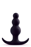 Platynowy Korek Analny z Koralikami Anal Adventures