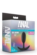 Wibrujący Korek Analny Slim Anal Adventures - Średni