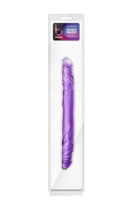 B YOURS – Fioletowe Podwójne Dildo 14-calowe