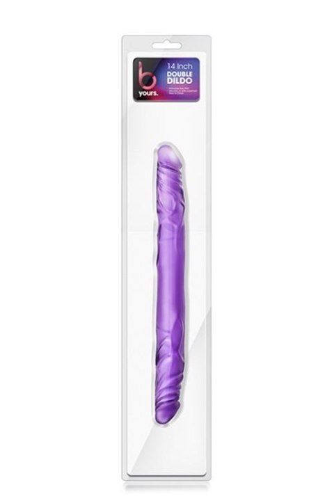 B YOURS – Fioletowe Podwójne Dildo 14-calowe