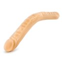 B YOURS – Realistyczne Podwójne Dildo (18 cali) – Beżowe