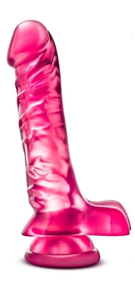 Dildo B Yours Basic 8 w kolorze różowym