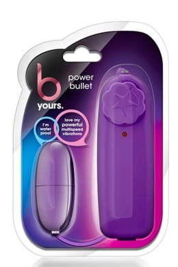 Wibrator Pocisk B YOURS Power Fioletowy