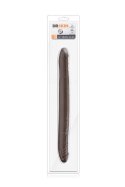 DR. SKIN Podwójne Dildo Czekoladowe 40,6 cm