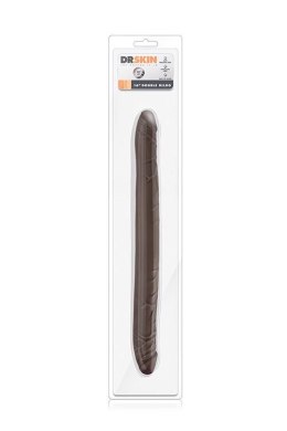 DR. SKIN Podwójne Dildo Czekoladowe 40,6 cm