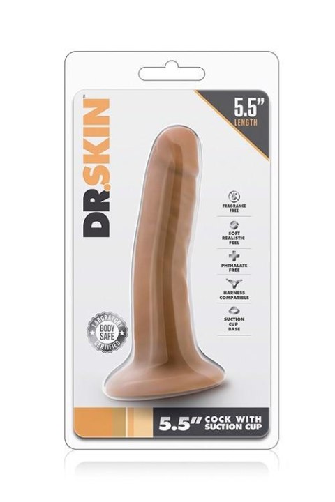 DR. SKIN Realistyczne Dildo z Przyssawką – 14 cm