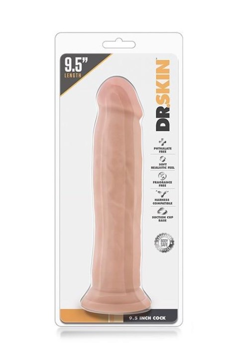 Dr. Skin: Waniliowe Dildo Realistyczne (24 cm)