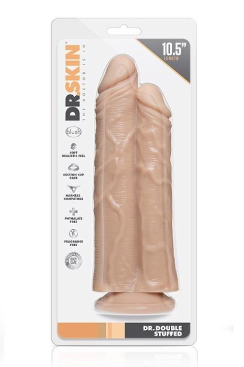 DR. SKIN Podwójne Realistyczne Dildo