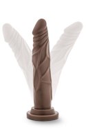 DR. SKIN Realistyczne Dildo – 7.5 cala, Czekoladowe