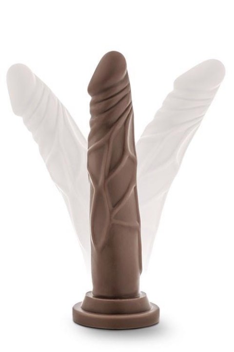 DR. SKIN Realistyczne Dildo – 7.5 cala, Czekoladowe