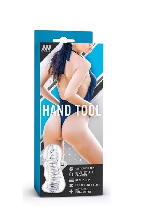 Męski Masturbator M For Men Clear – Przejrzysta Przyjemność