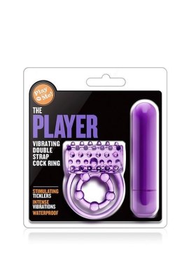 PLAY WITH ME The Player: Podwójny Wibrujący Pierścień Erekcyjny