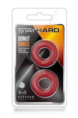 Pierścienie Erekcyjne Stay Hard Donut – Czerwone