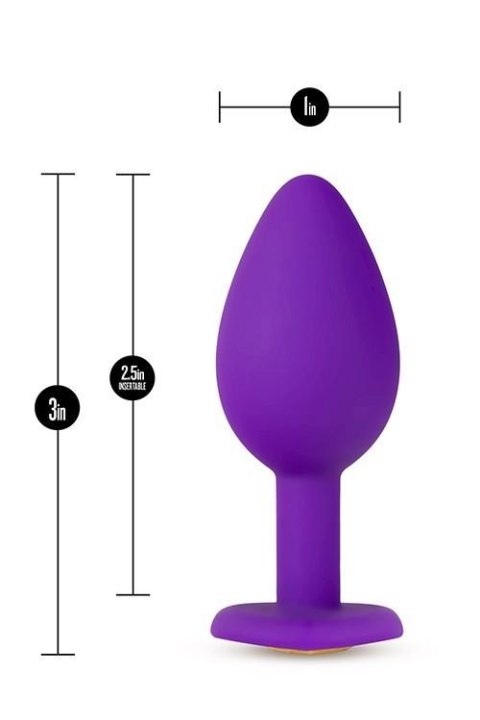 TEMPTASIA BLING PLUG – Olśniewający Fioletowy Plug Analny