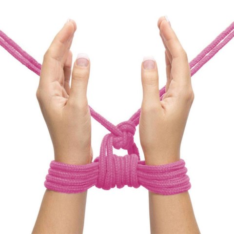 Różowa Lina BDSM do Krępowania, 10 Metrów