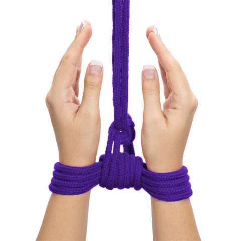 10-metrowa Luksusowa Lina Bondage Fetish – Fioletowa