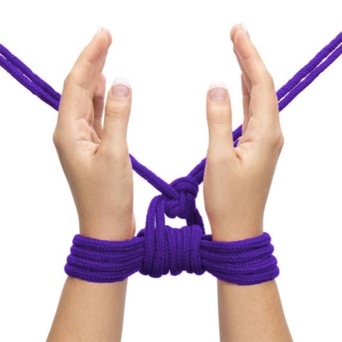 10-metrowa Luksusowa Lina Bondage Fetish – Fioletowa