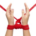 Czerwona Lina Fetyszowa do Bondage, 10 Metrów