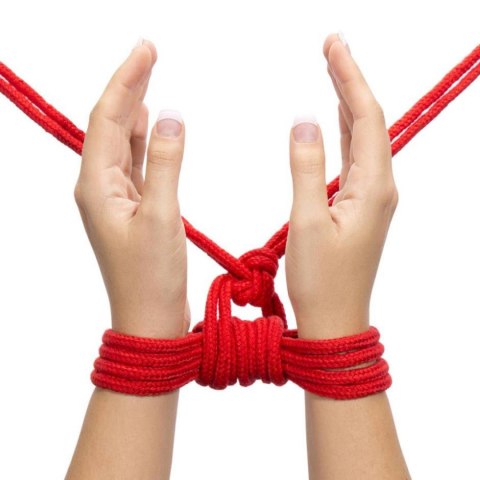 Czerwona Lina Fetyszowa do Bondage, 10 Metrów