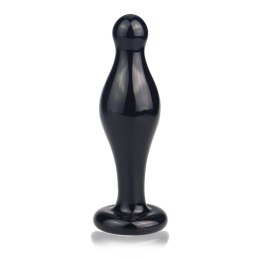 Elegancki szklany korek analny Romance Black 4.5 cala