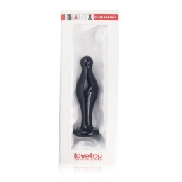 Elegancki szklany korek analny Romance Black 4.5 cala