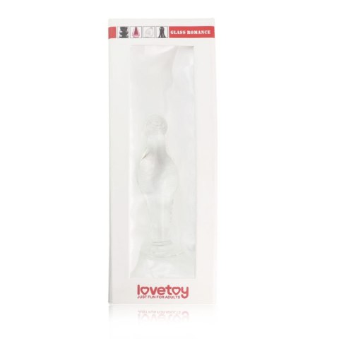 Szklany Plug Analityczny Romance Clear 11.4 cm