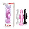 Szklany Plug Analityczny Romance Clear 11.4 cm