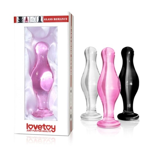 Szklany Plug Analityczny Romance Clear 11.4 cm