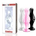 Elegancki Szklany Plug Analny Romance Clear 4.5''