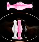 Szklany Korek Analny 'Romance Pink' 4.5"