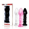 Szklany Korek Analny 5.5" – Romantyczny Róż