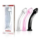 Szklane Dildo Romance Pink 18,5 cm
