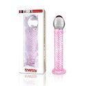Szklane Dildo Romance Pink 7.5 cala