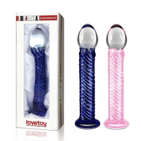 Szklane Dildo Romance Pink 7.5 cala