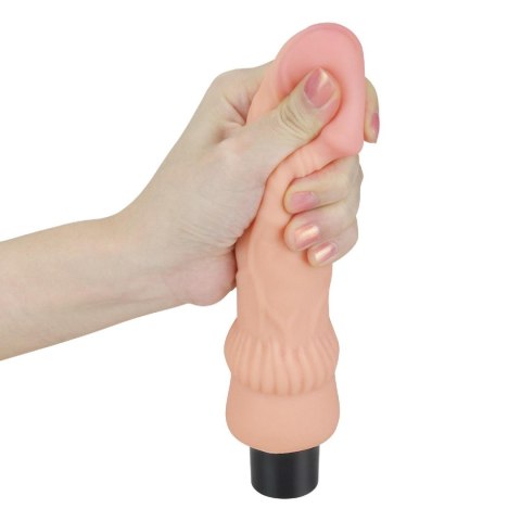 Realistyczne wibracyjne dildo Real Softee 19,3 cm