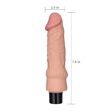 Realistyczne wibracyjne dildo Real Softee 19,3 cm