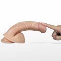 8.5-calowe Realistyczne Dildo Wibrujące w Cielistym Odcieniu