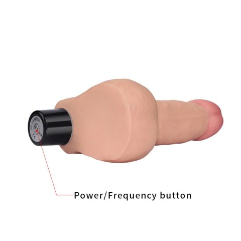 Realistyczne Dildo Wibrujące z Cyber Skóry, 20 cm