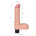 Realistyczne Dildo Wibrujące z Cyber Skóry, 20 cm
