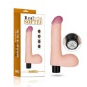 Realistyczne Dildo Wibrujące z Cyber Skóry, 20 cm
