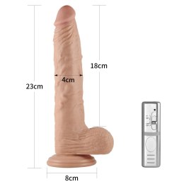 Realistyczne Wibrujące Dildo 9 cali