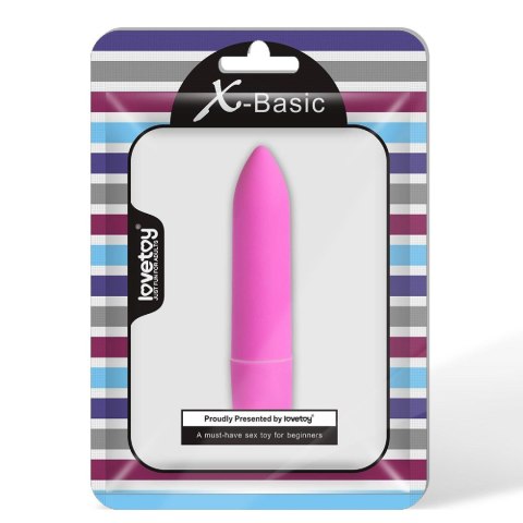 Wibrator punktowy X-Basic Bullet Long - 10 trybów intensywności, niebieski