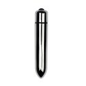 X-Basic Bullet Long: Srebrny Wibrator Mini z Jednym Trybem