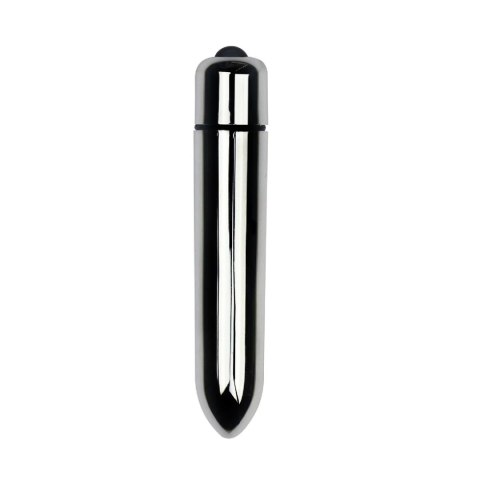 X-Basic Bullet Long: Srebrny Wibrator Mini z Jednym Trybem