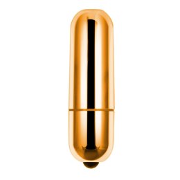 X-Basic Bullet Mini – Złoty Wibrator z 10 Trybami Prędkości