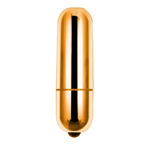 X-Basic Bullet Mini – Złoty Wibrator z 10 Trybami Prędkości