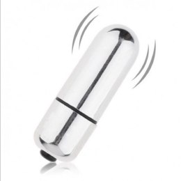 X-Basic Mini Wibrator Pocisk – 10 Trybów Wibracji, Srebrny